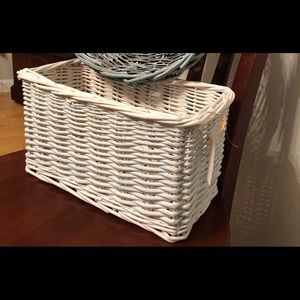 Chalk painted basket